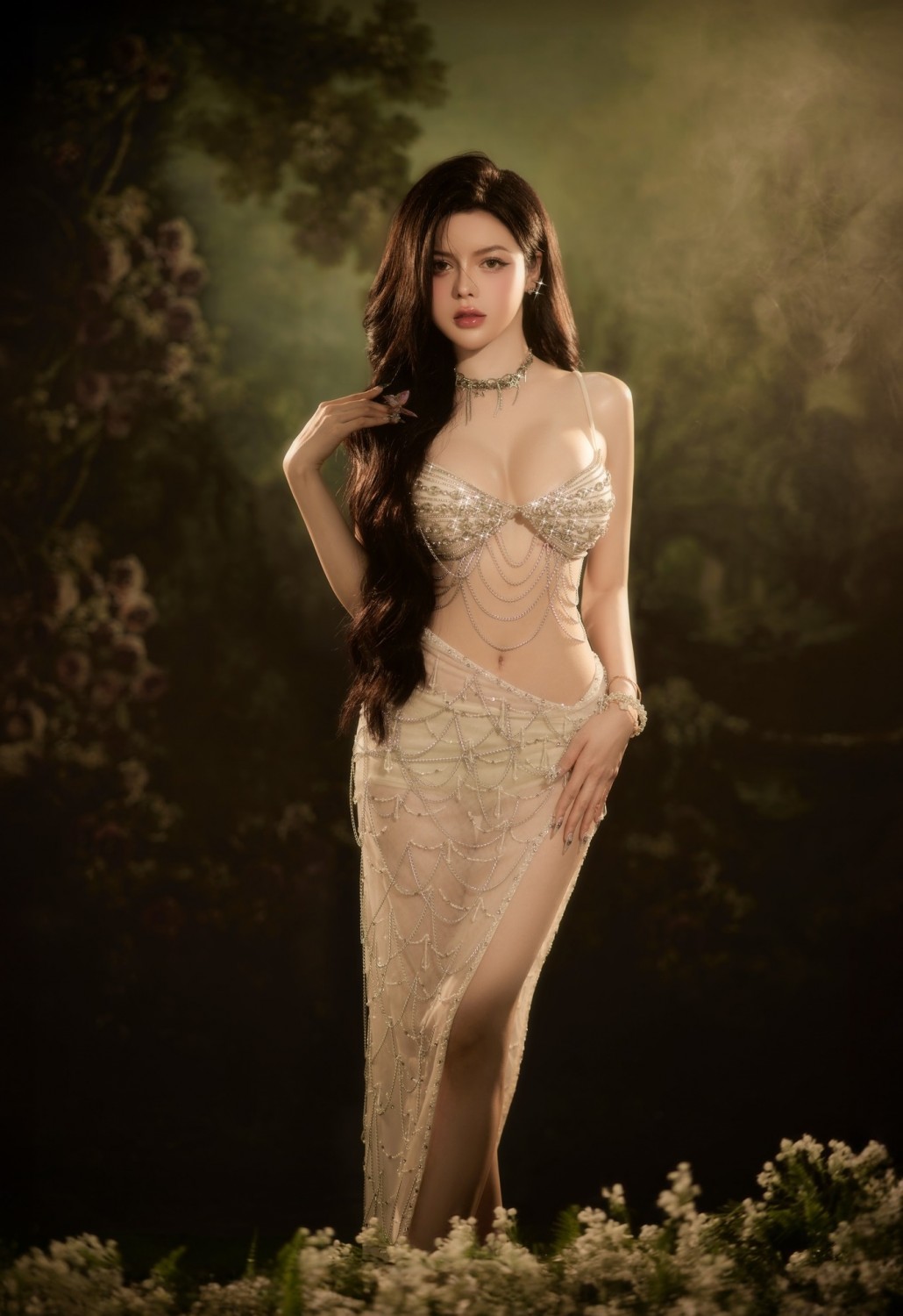 7 ý tưởng chụp ảnh nàng thơ beauty đẹp Lào Cai trong rừng (2)